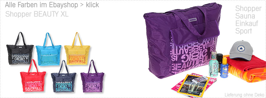Alle BEAUTY XL Shopper Taschen im Shop > klick >